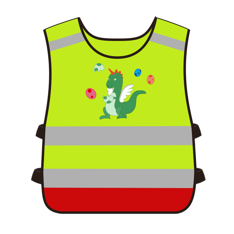 Kids School Vest Yellow Fluore - Kids Outdoor Vest ulasan dan harga