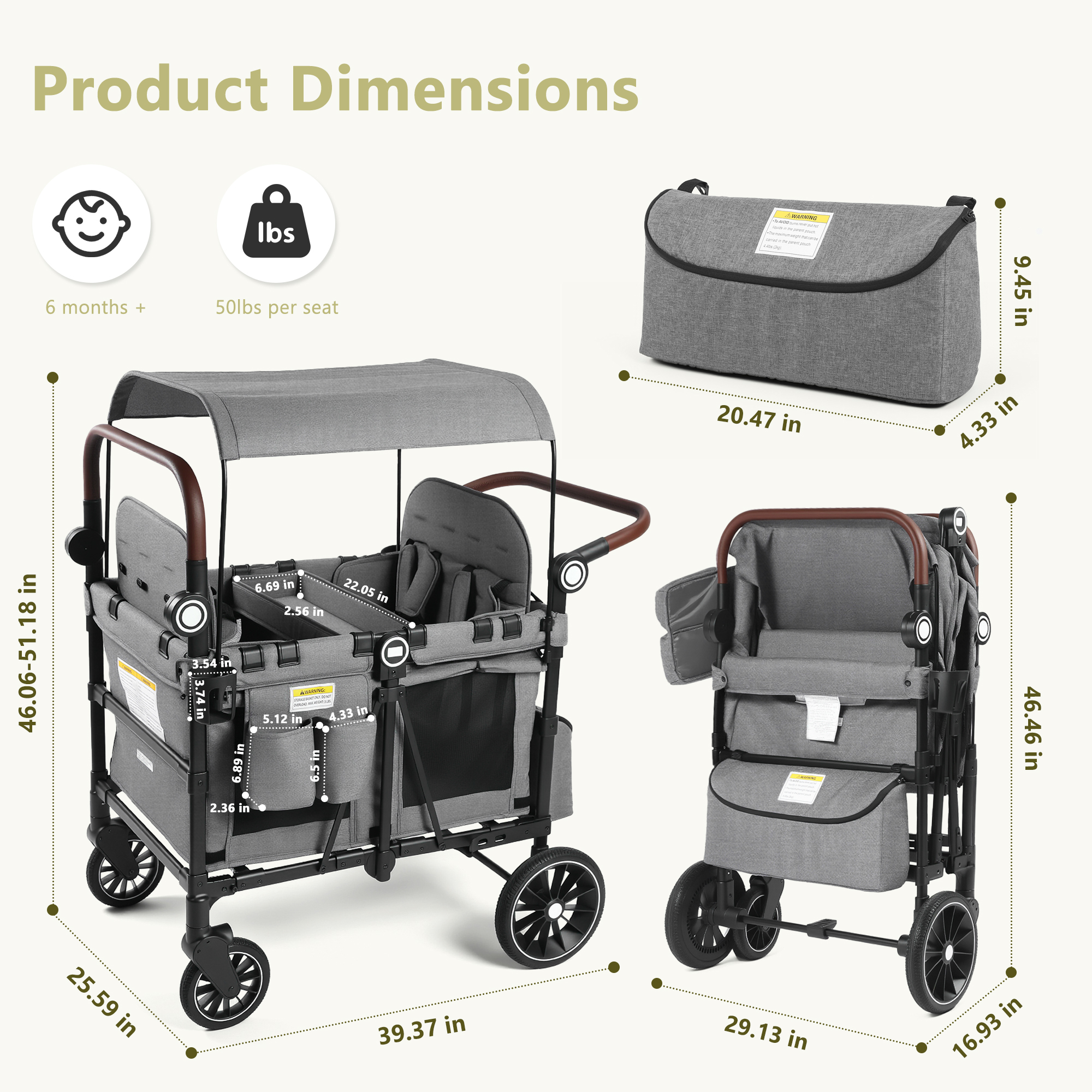 Kinder King Wagon Stroller for - Kids Outdoor Wagon ulasan dan harga