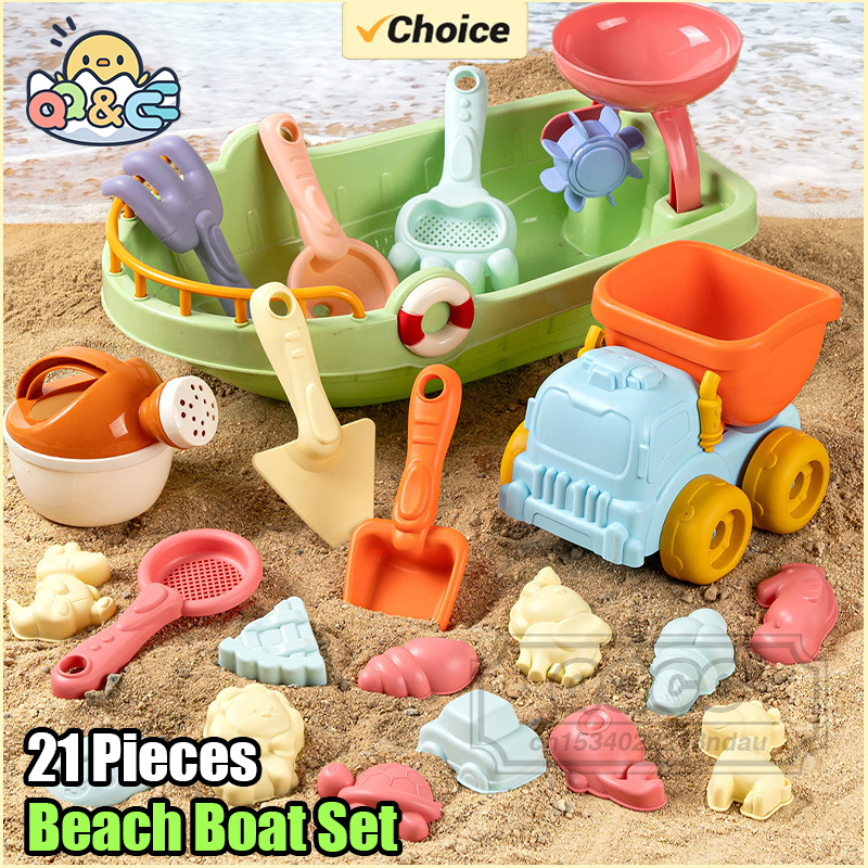 Beach Sand Toys Set Dump Truck - Kids Outdoor Dump Truck ulasan dan harga