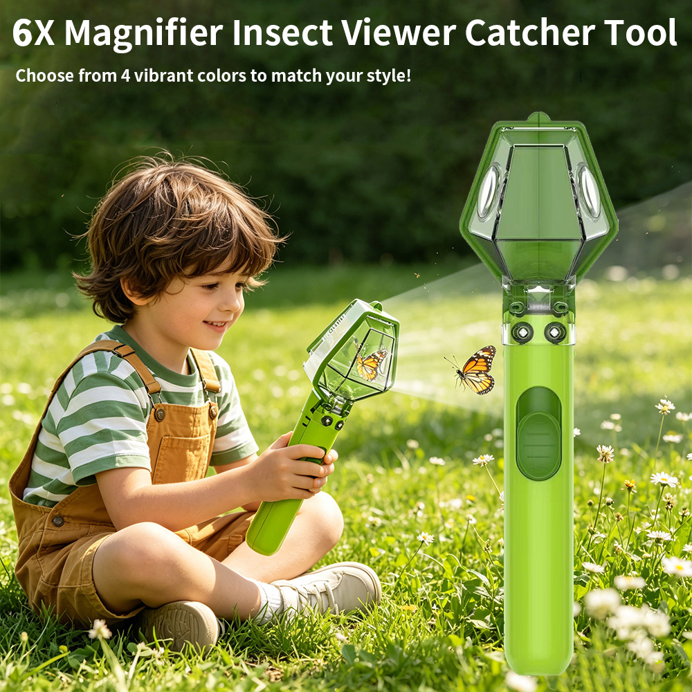 6X Magnifier Kids Bug Catcher, - Kids Outdoor Nature Toys ulasan dan harga