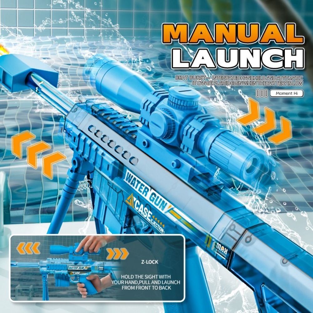 Electric Automatic Sniper Wate - Kids Outdoor Yard Games ulasan dan harga