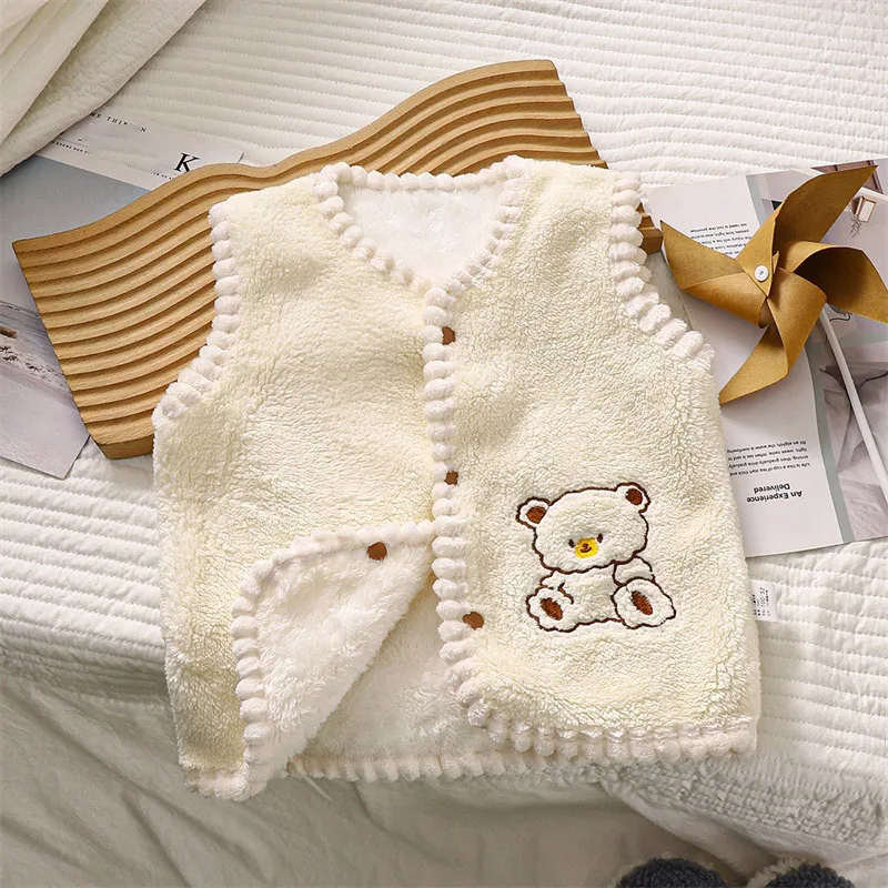 Winter Children Outdoor Plush  - Kids Outdoor Vest ulasan dan harga